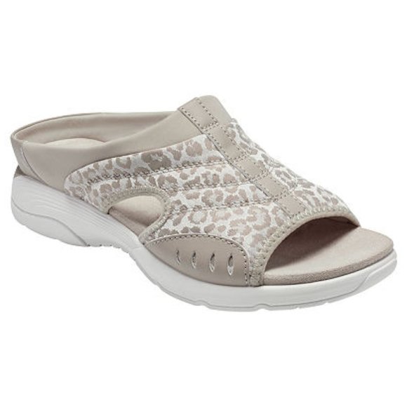 Easy Spirit Sandali Meadow Slide Donna - Tomaia In Pelle Intrecciata, Plantare Imbottito, Comodi
